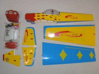 Kit contents of CAP 232 from Black Horse Model