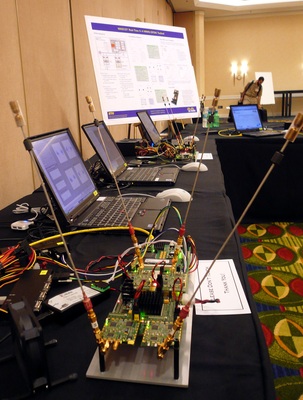 The terminal configured as access point at the WinTech'08 live demonstration contest in San Francisco, CA, USA